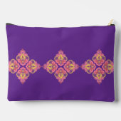 Bloemen op Paarse grote Etui (Achterkant)