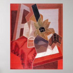 Bloemen op tafel door Juan Gris,  Cubisme Poster