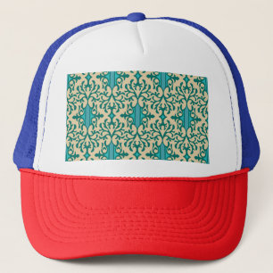 Bloemen Ornament: Modieus Modern Naadloos Trucker Pet