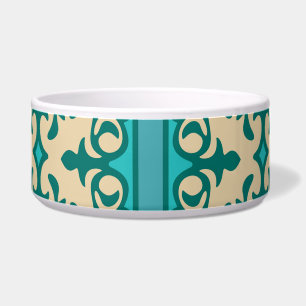 Bloemen Ornament: Modieus Modern Naadloos Voerbakje