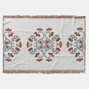  Bloemen Ornament Patroon Gooi Deken