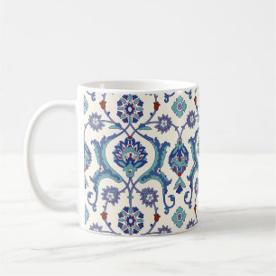 Bloemen Ornament: Traditioneel Arabisch patroon. Koffiemok