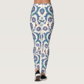 Bloemen Ornament: Traditioneel Arabisch patroon. Leggings (Achterkant)