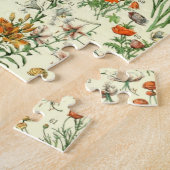 bloemen Oude Illustratie Kunst Legpuzzel (Zijkant)