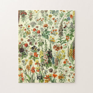  bloemen Oude Illustratie Kunst Legpuzzel