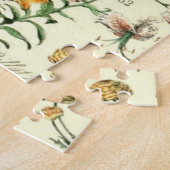 bloemen oude illustratie kunst legpuzzel (Zijkant)