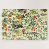 bloemen oude illustratie kunst legpuzzel (Horizontaal)