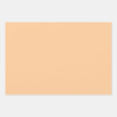 Bloemen over alles, peach, blauw, groene Waterverf Inpakpapier Vel (Voorkant 2)