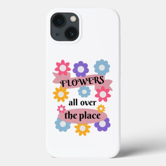 Bloemen overal Case-Mate iPhone case (Achterkant)