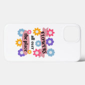 Bloemen overal Case-Mate iPhone case (Achterkant (horizontaal))