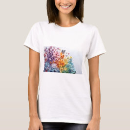 Bloemen overhemd t-shirt