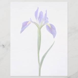 Bloemen Paarse Iris-ventilator