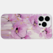 Bloemen Paarse Roze Poppy Flower Abstract Case-Mate iPhone Case (Achterkant (horizontaal))