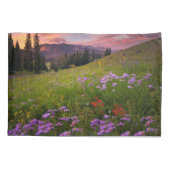 Bloemen | Paarse wilde bloemen Colorado Kussensloop (Achterkant)