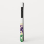 Bloemen Pansies Silhouet:  bloemschilderij Case-Mate iPhone Case (Achterkant/links)