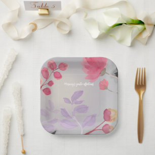 Bloemen Papieren Bordje