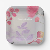 Bloemen Papieren Bordje (Voorkant)