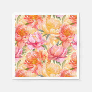 Bloemen Papieren Servetten