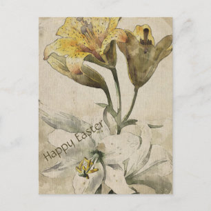 bloemen Pasen Briefkaart
