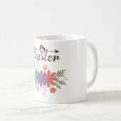 Bloemen Pasen Illustratie Koffiemok (Voorkant rechts)