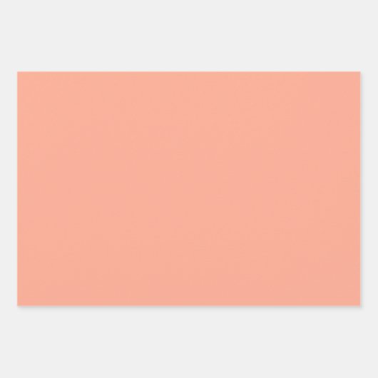 Bloemen pastel rust inpakpapier vel (Voorkant 3)