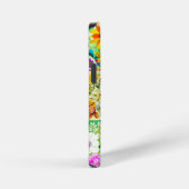 Bloemen Patchwork Art Waterverf Flowers iPhone Hoesje (Rechterkant)