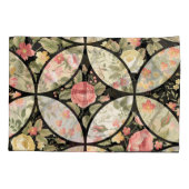 Bloemen Patchwork Naadloos Patroon Kussensloop (Achterkant)