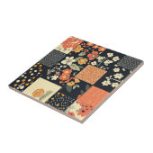 Bloemen Patchwork Patchwork Patroon (1) Tegeltje (Zijkant)