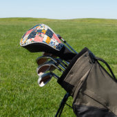 Bloemen Patchwork Patchwork Patroon (4) Golfheadcover (Insitu)