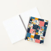  Bloemen Patchwork Patchwork Patroon (4) Notitieboek (Binnen)