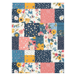 Bloemen Patchwork Patchwork Patroon (4) Tafelkleed