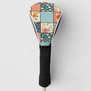 Bloemen Patchwork Patchwork Patroon (6) Golfheadcover