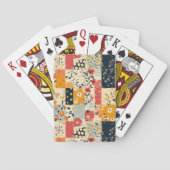Bloemen Patchwork Patchwork Patroon (8) Pokerkaarten (Achterkant)