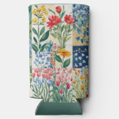 Bloemen Patchwork Tuinbloemen Patroon (Achterkant)