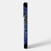 Bloemen patroon 08.b Zwart BG Case-Mate iPhone Case (Achterkant / Links)