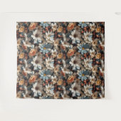 Bloemen Patroon 14 Tapestry Wandkleed (Voorkant (horizontaal))