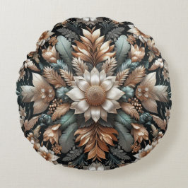 Bloemen Patroon 1 Rond Kussen