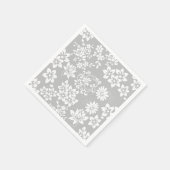 Bloemen patroon.b servet (Hoek)