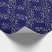 bloemen patroon cadeaupapier (Hoek)