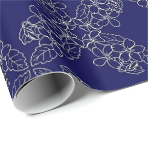 bloemen patroon cadeaupapier