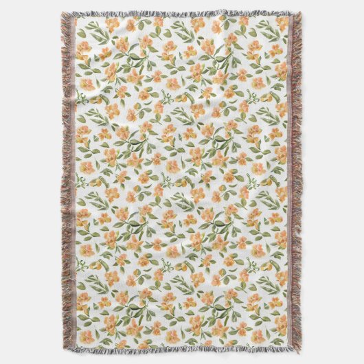 Bloemen Patroon Honeysuckle Flowers Deken (Voorkant Verticaal)