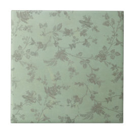  bloemen - Patroonontwerp voor Floral Retro Tegeltje