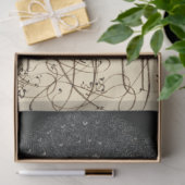 Bloemen, peracock, Butterflies en kalligrafie Tissuepapier (Geschenk)