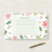 Bloemen Persoonlijke notities Post-it® Notes (Op bureau)