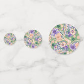 Bloemen Pickleball Design Confetti (Achterkanten)