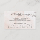 Bloemen Piercing Specialist Visitekaartje (Achterkant)