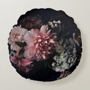 bloemen. pinda's, tulpen, lily, hydrangea rond kussen