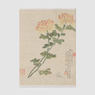 Bloemen Pl. 10 door Liang Yuwei Tissuepapier