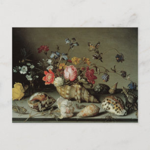 Bloemen, planken en insecten Balthasar van der Ast Briefkaart