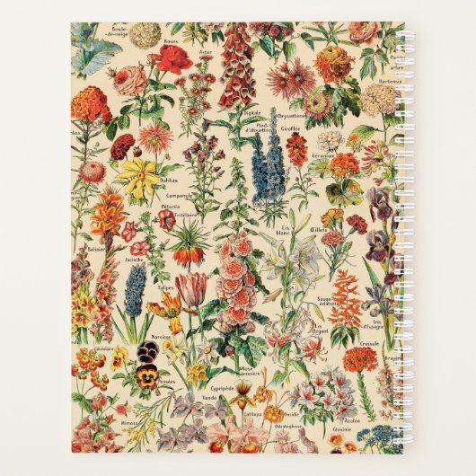 bloemen planner (Achterkant)